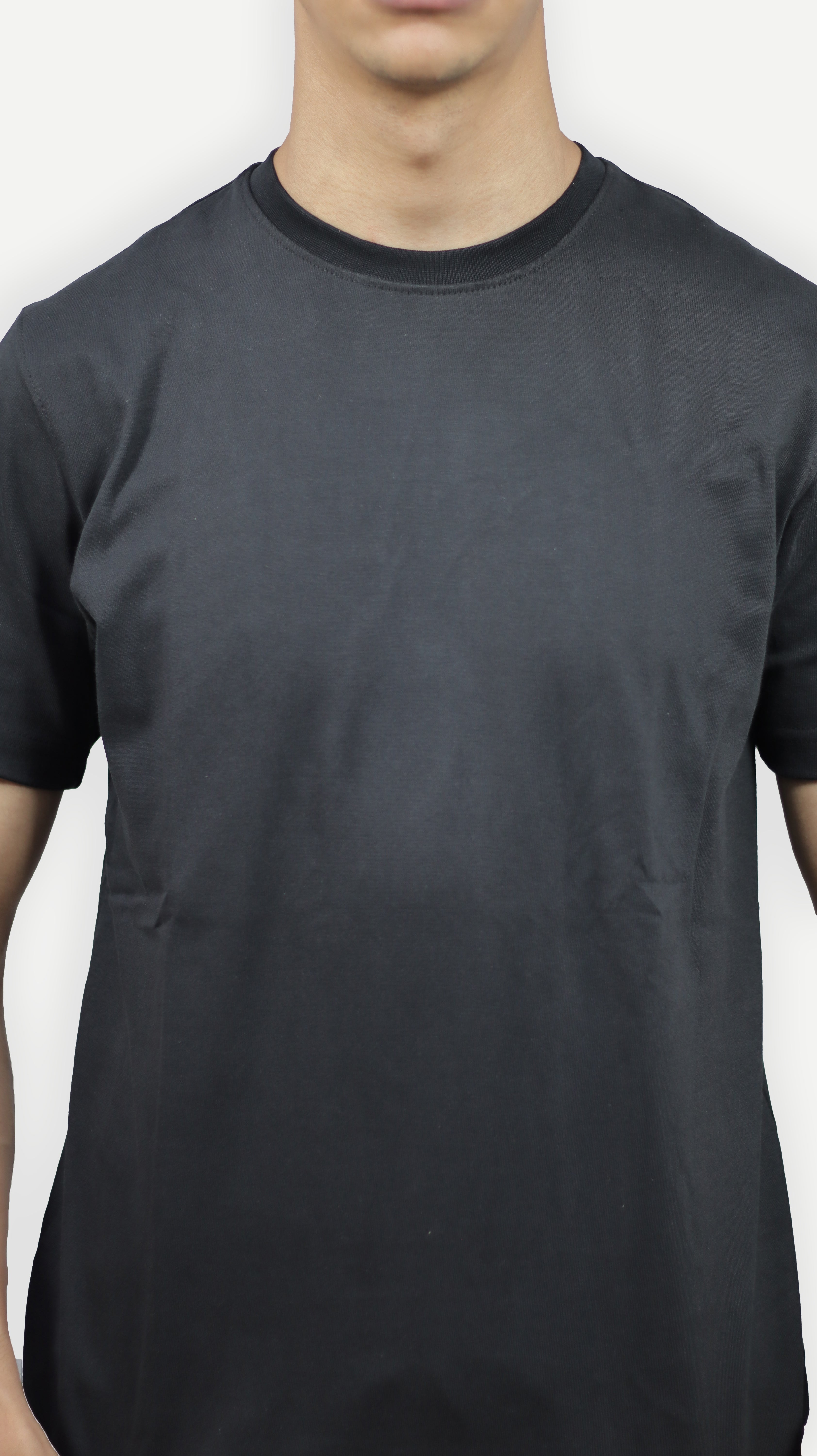 تيشيرت رجالي بيزيك أسود