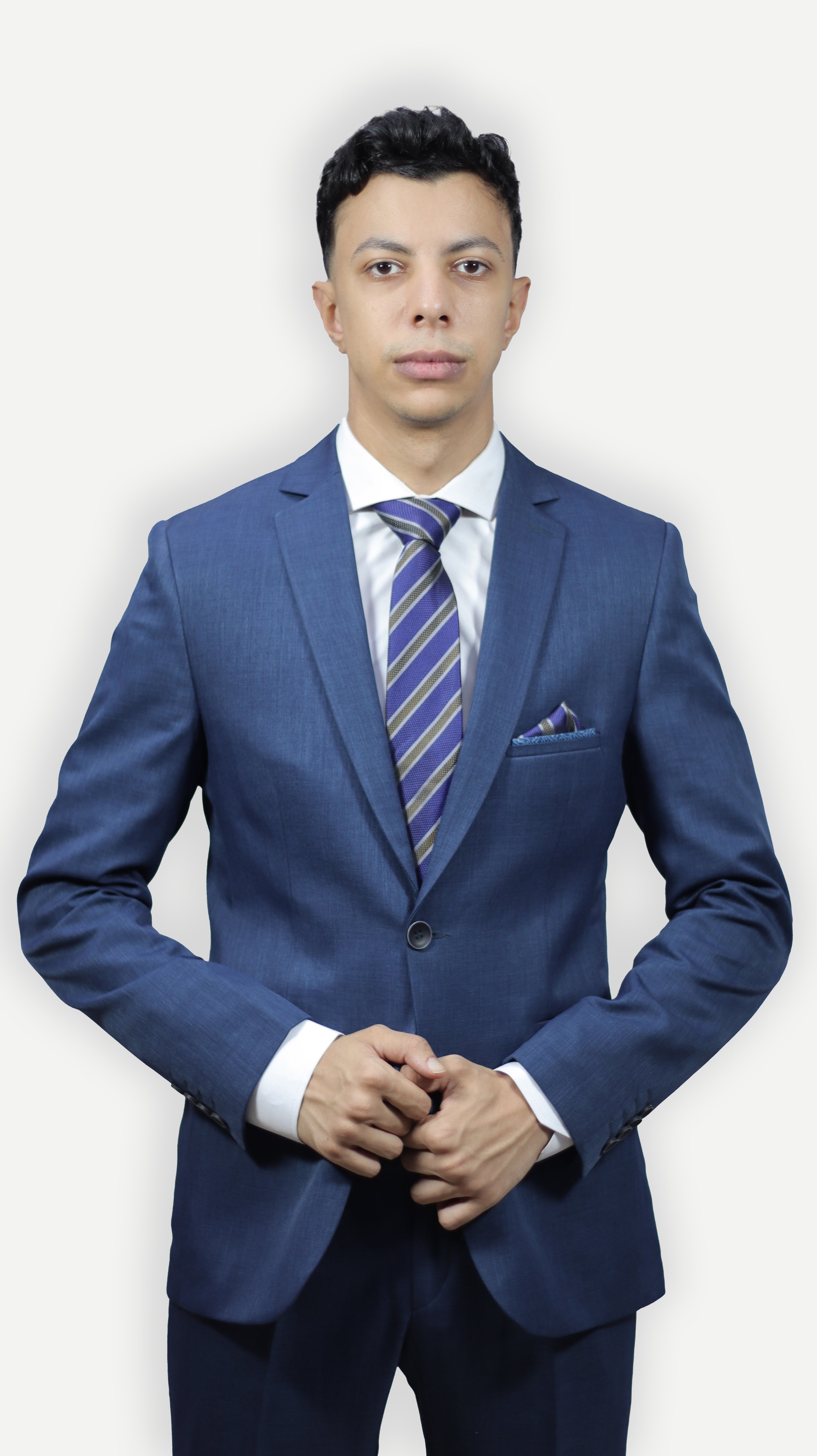 بدلة رجالي زهري– قماش ناعم، زرار واحد Regular Fit